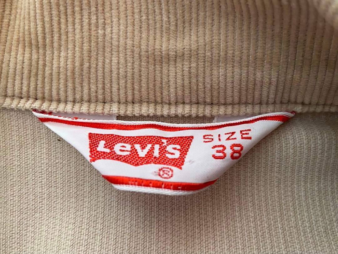 70s リーバイス　70505 コーデュロイジャケット　ビンテージ　levis
