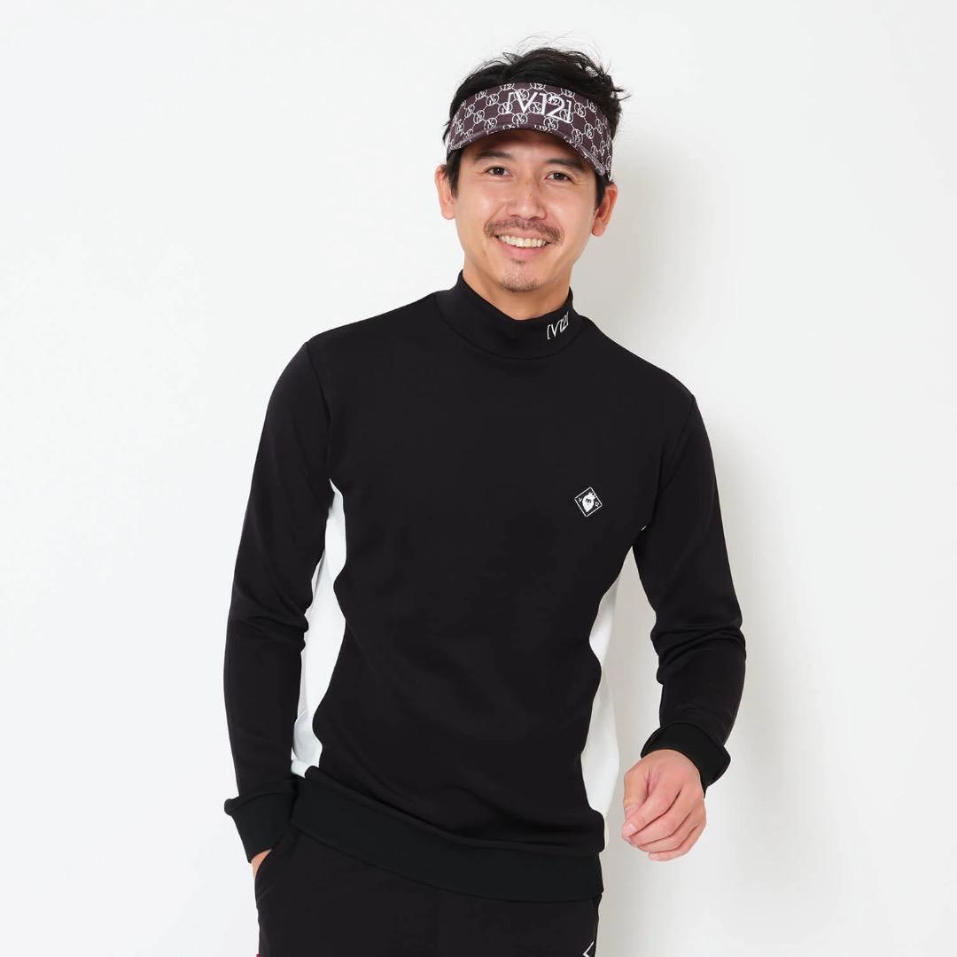 V12 DOT RIB L/S MOCK メンズ モックネック M