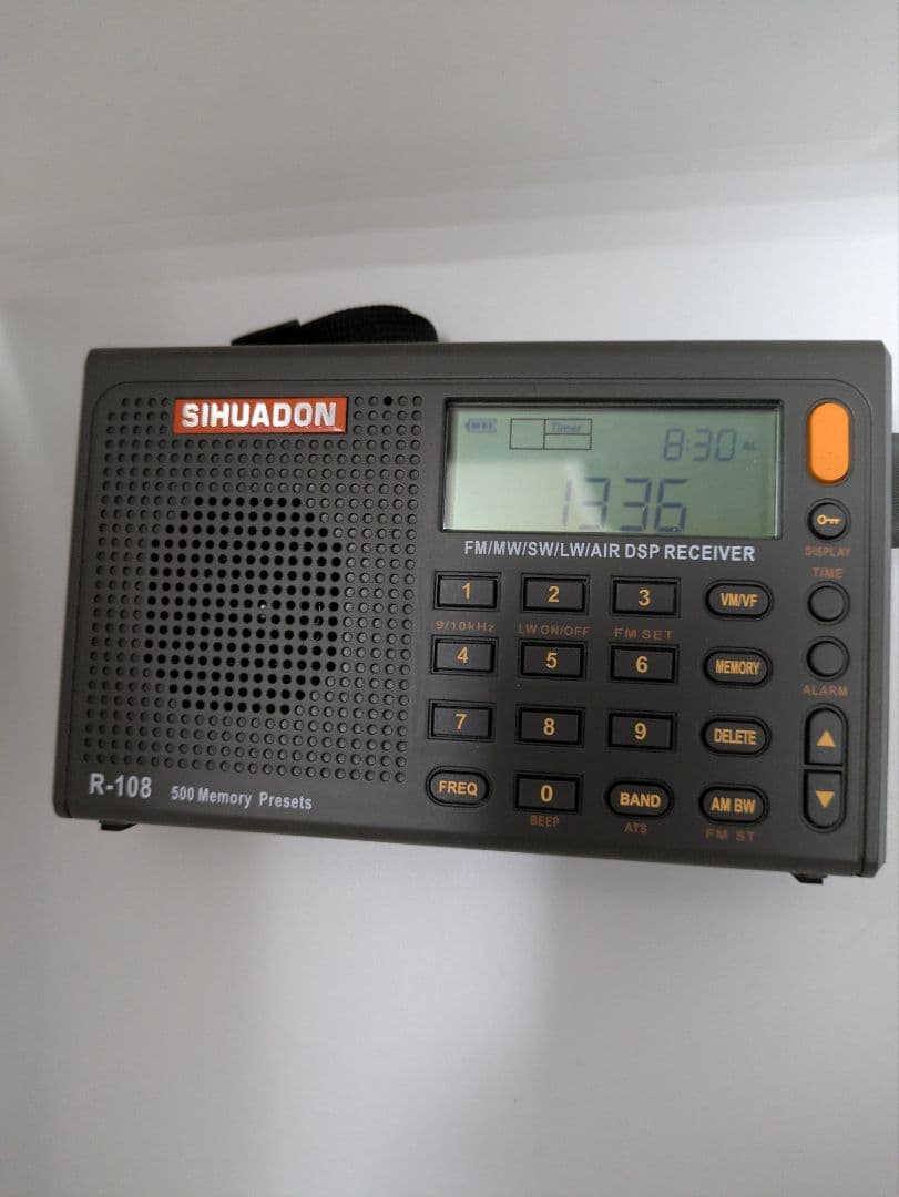 SIHUADON R-108 BCLラジオ 短波ラジオ エアバンド 日本語取説
