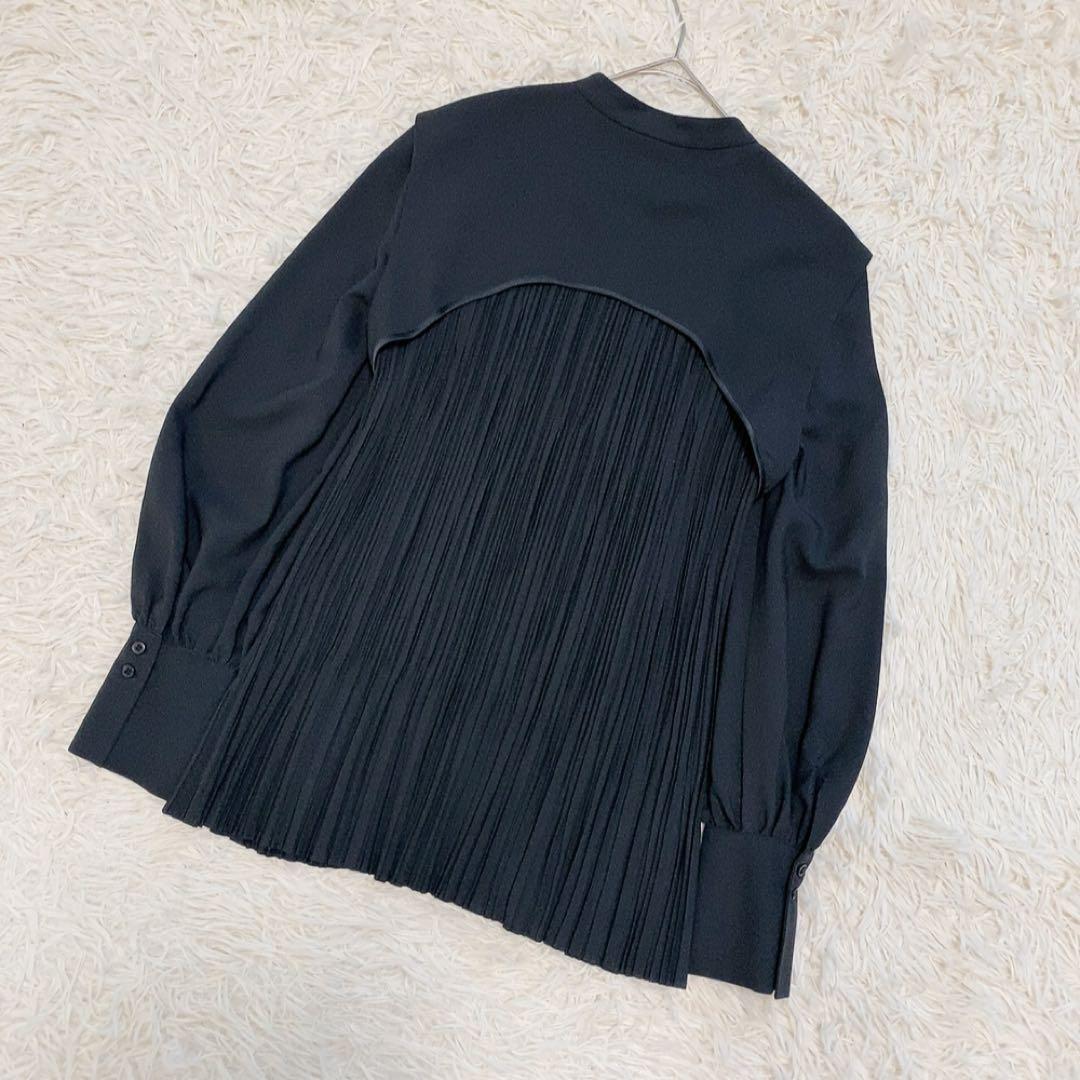 【美品】パブリックトウキョウ オーバーヨークプリーツブラウス 人気 近年モデル