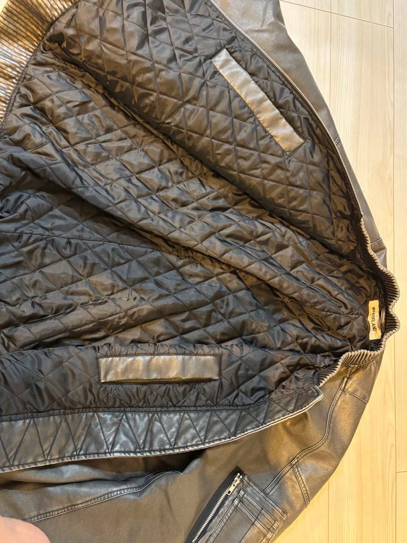 ホワイトランド BLACKBURN BIG PU MA-1 フリーサイズ