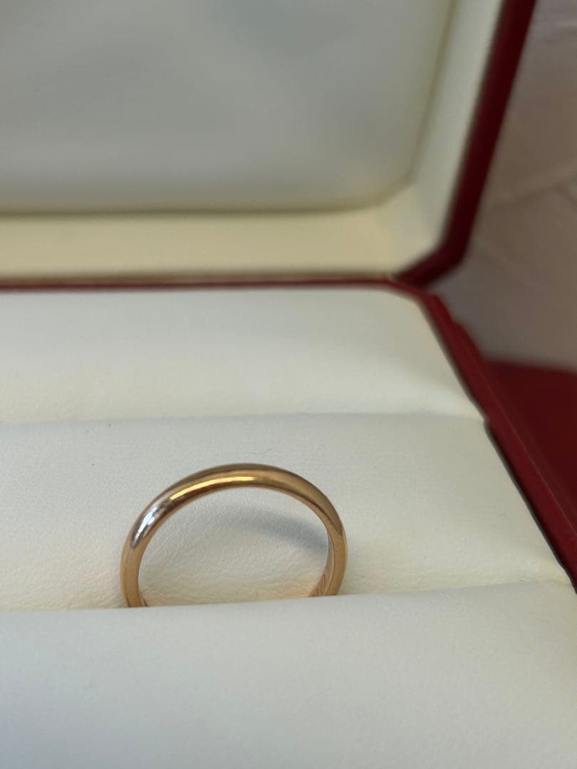 V*3様 Cartier ♡ ピンクゴールドリング ９号 専用ケース付き　保証書