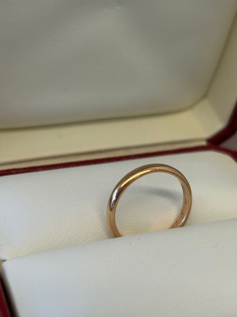 V*3様 Cartier ♡ ピンクゴールドリング ９号 専用ケース付き　保証書