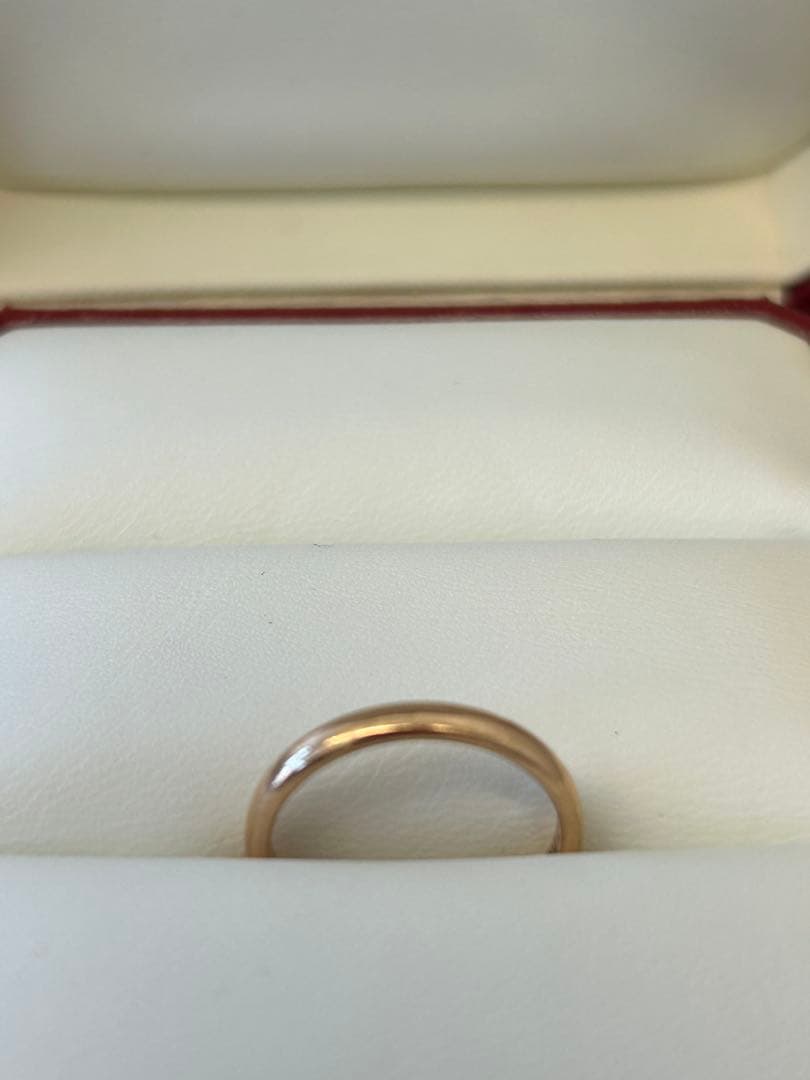 V*3様 Cartier ♡ ピンクゴールドリング ９号 専用ケース付き　保証書