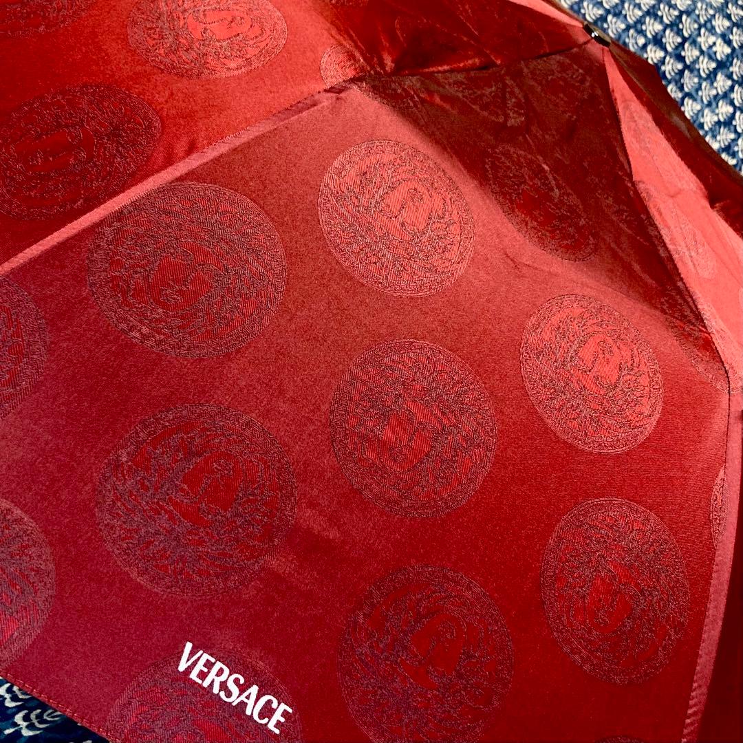 Gianni Versace ヴェルサーチ ワンタッチ折り畳み傘 メデューサ