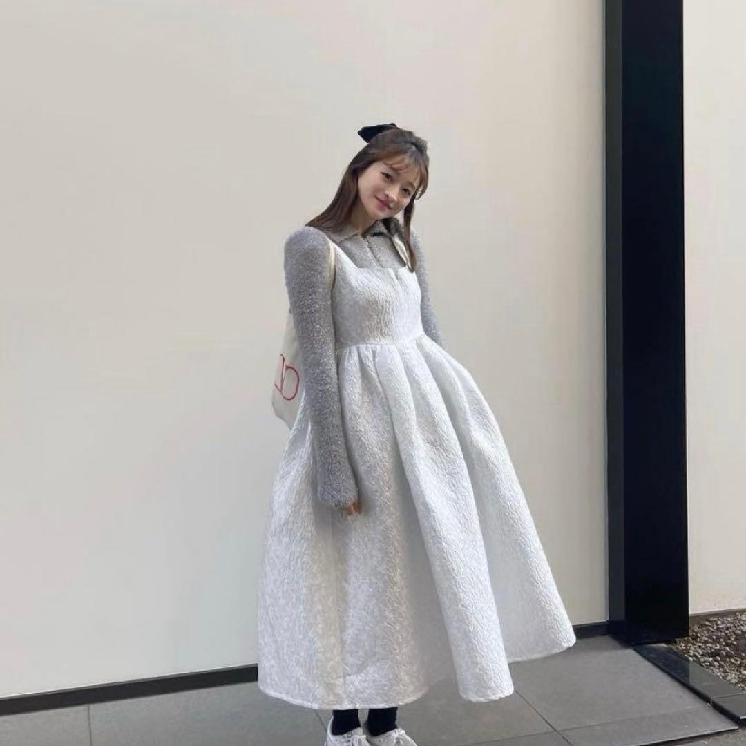 【新品タグ付き】Bibiy. LACEY DRESS silver