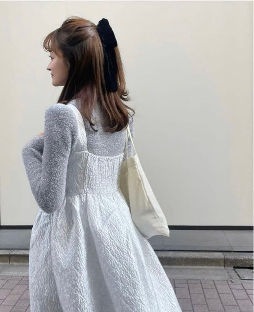 【新品タグ付き】Bibiy. LACEY DRESS silver