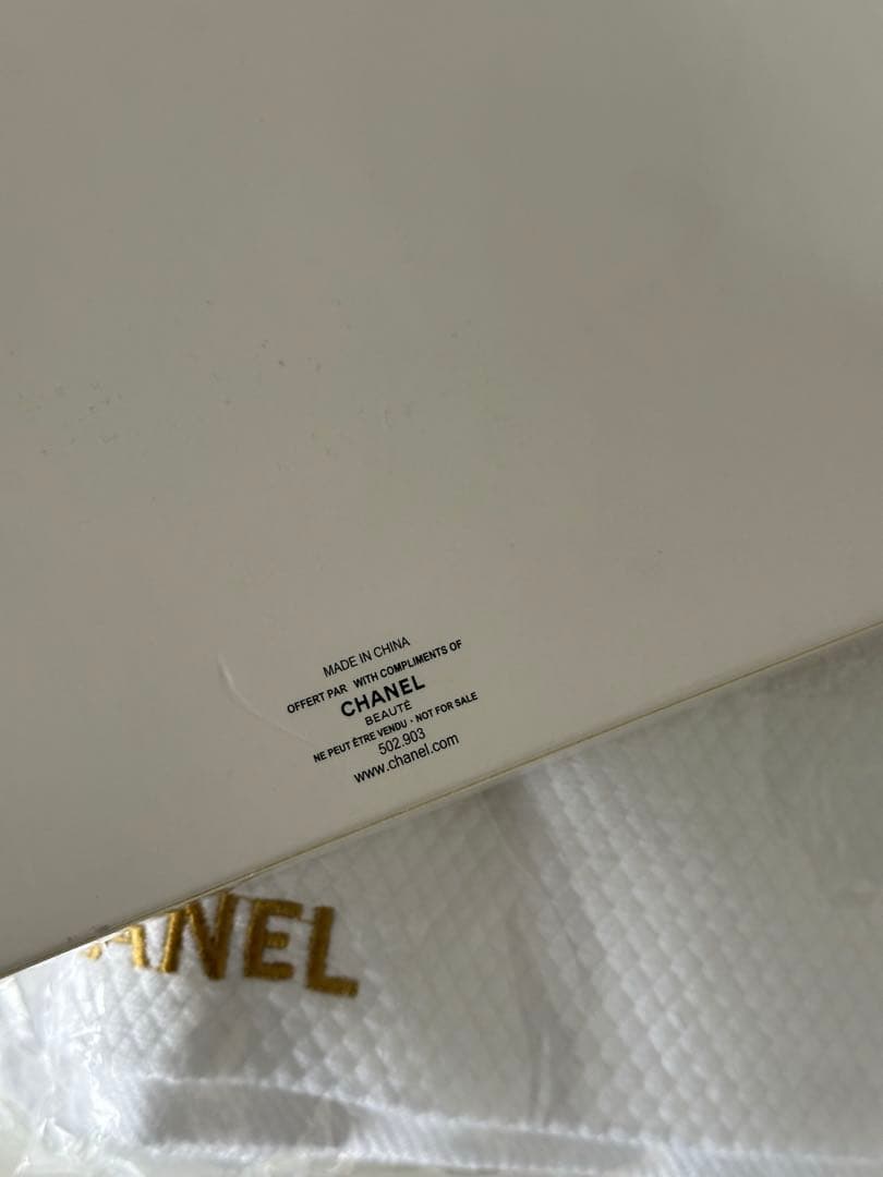 CHANELタオル　BEAUTÉ タオルセット 2枚組　ホワイト　新品