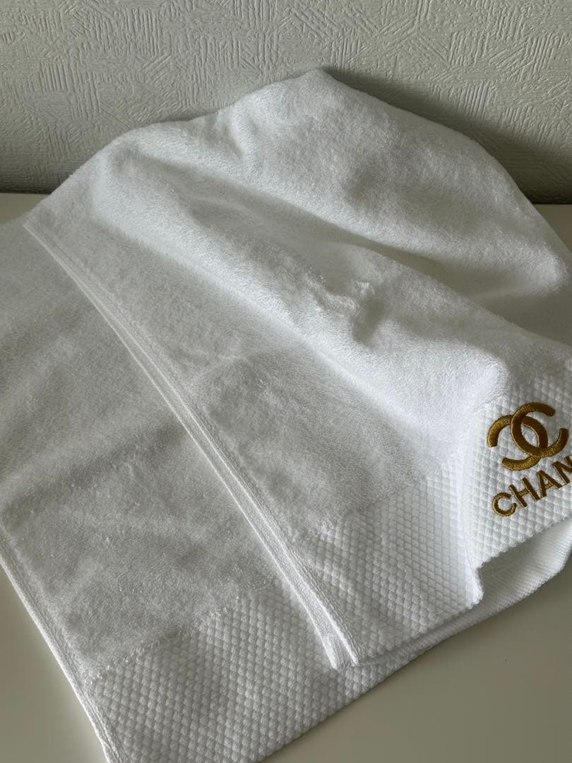 CHANELタオル　BEAUTÉ タオルセット 2枚組　ホワイト　新品