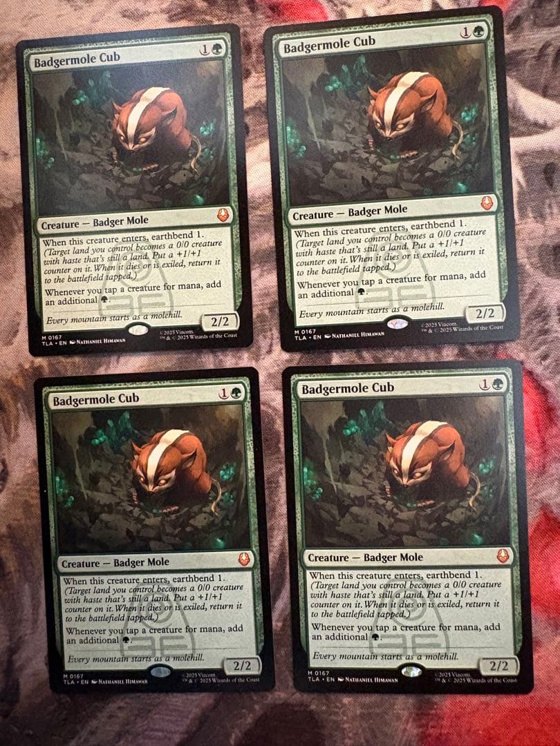 MTG 《アナグマモグラの仔》英語・4枚