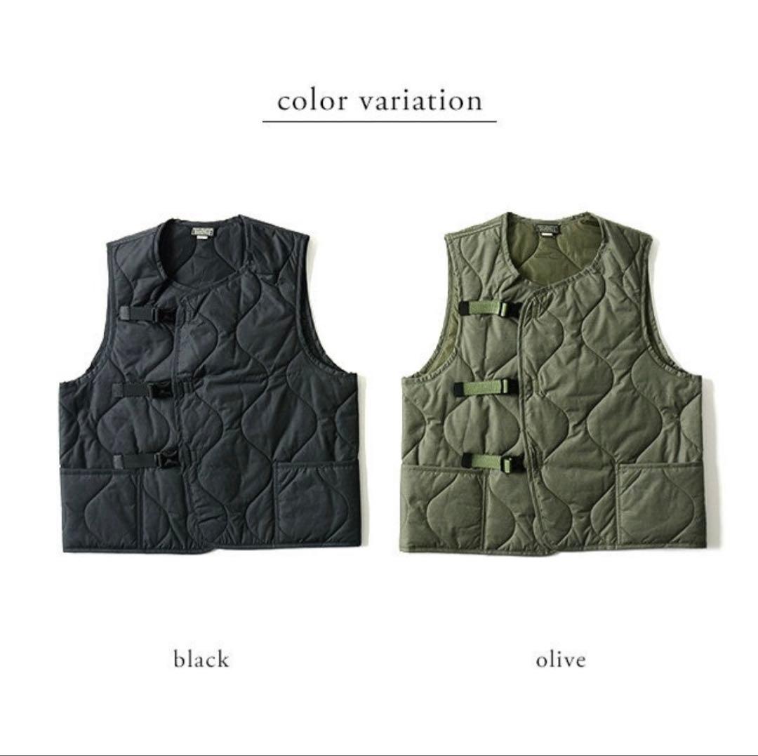 JERKIN TD Vest(キルティングクロスインナーダウンベスト)