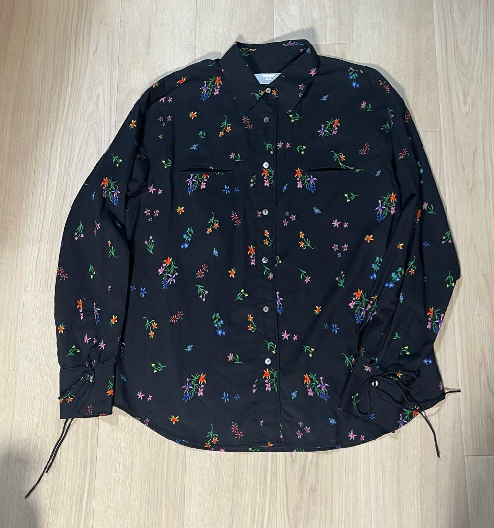 SLOBEIENA margaux flower western シャツ