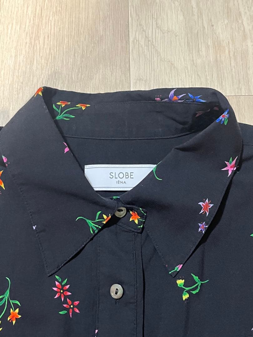 SLOBEIENA margaux flower western シャツ