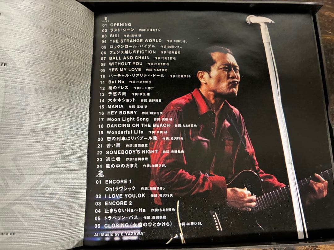 1-10【廃盤】矢沢永吉TONIGHT THE NIGHTありがとうが爆発する夜
