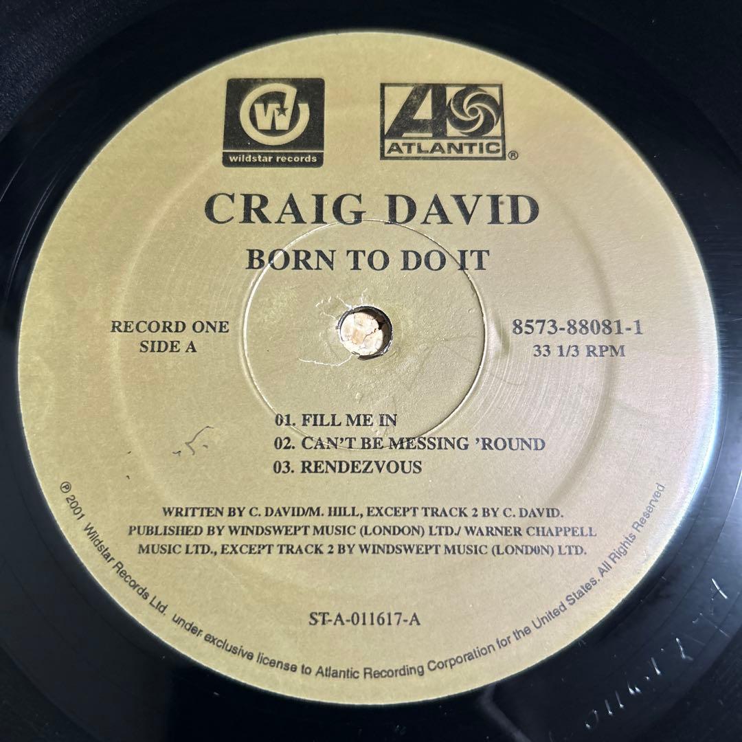 洋楽 Craig David Born to Do It 2LP