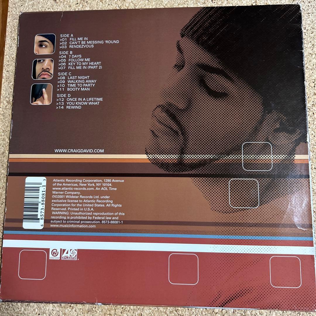 洋楽 Craig David Born to Do It 2LP