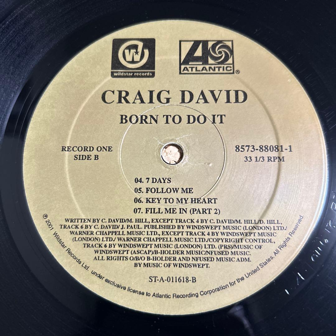 洋楽 Craig David Born to Do It 2LP