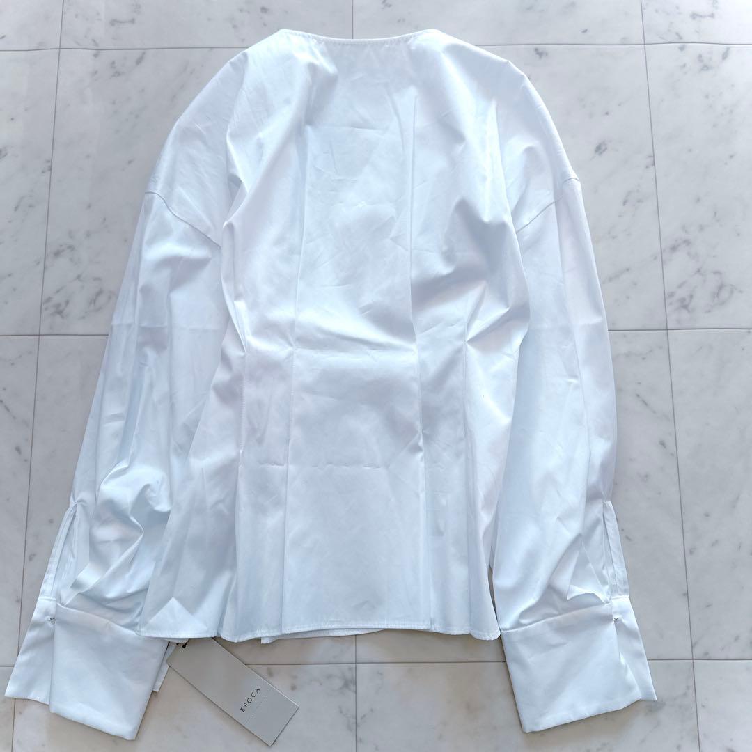 新品　定価5万円　EPOCA エポカカシュクールブラウス　シャツ　40