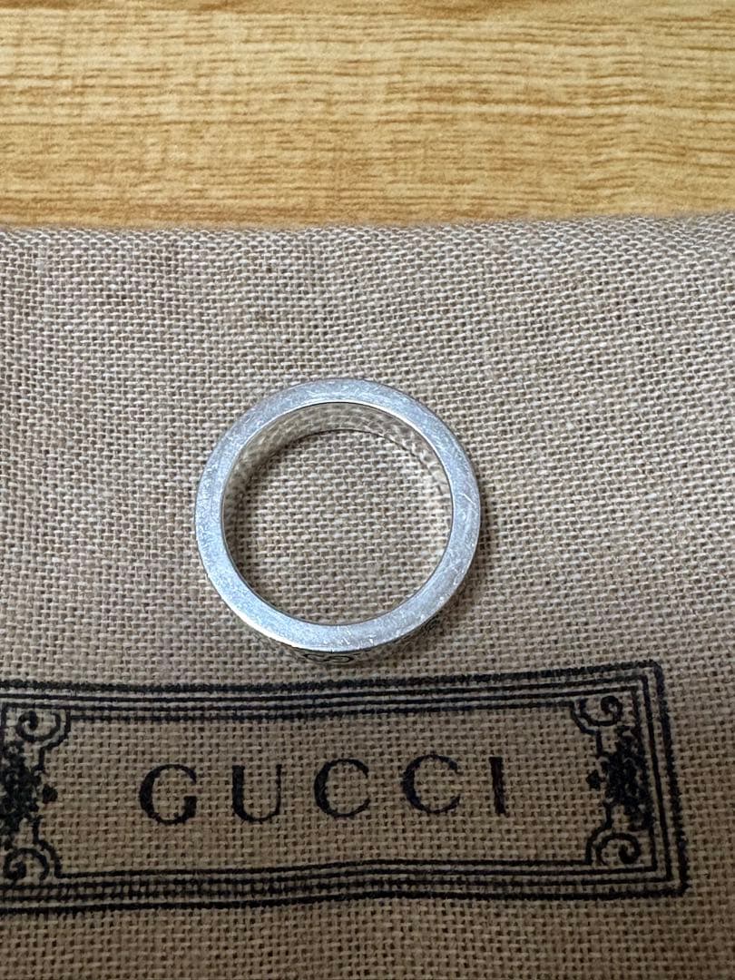 値下げ相談可　GUCCI グッチ 指輪 シルバー リング GG＆ビー 蜂 13