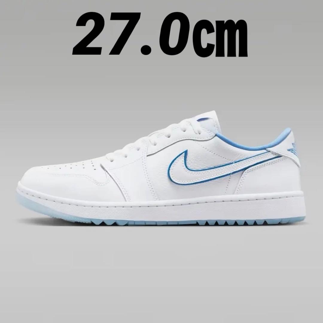 Nike エア ジョーダン 1 LOW G WHITE 27.0cm