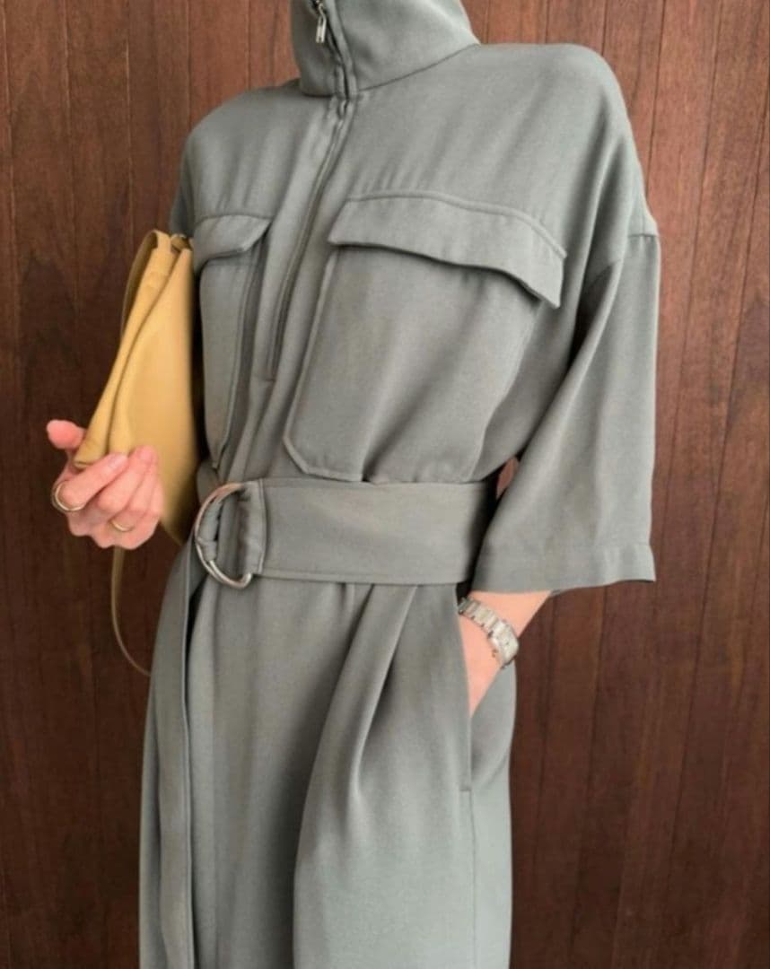 ワンピース 934 CLANE HALF ZIP MILITARY ONE PIECE