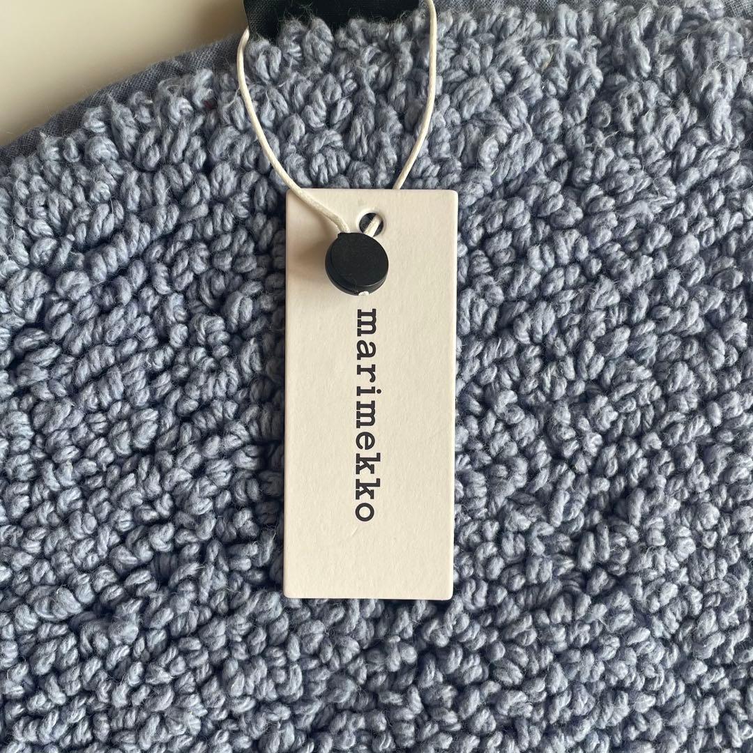 新品 marimekko Unikko バスマット ウニッコ ライトブルー
