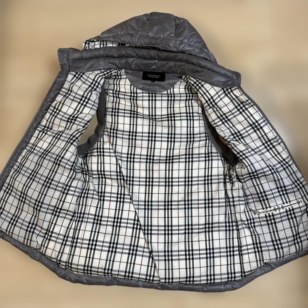 希少　BURBERRY BLACK LABEL ダウンベスト