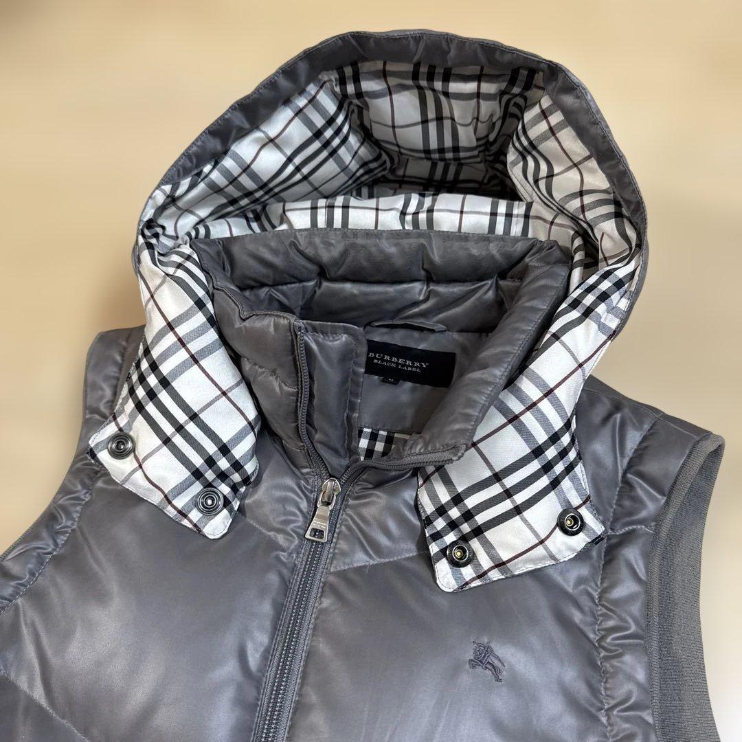 希少　BURBERRY BLACK LABEL ダウンベスト