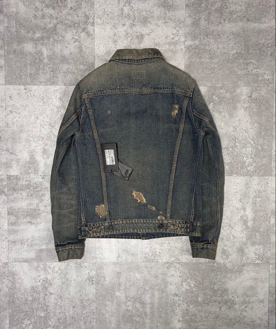 Saint Laurent Paris SS17 デストロイ　デニムジャケット