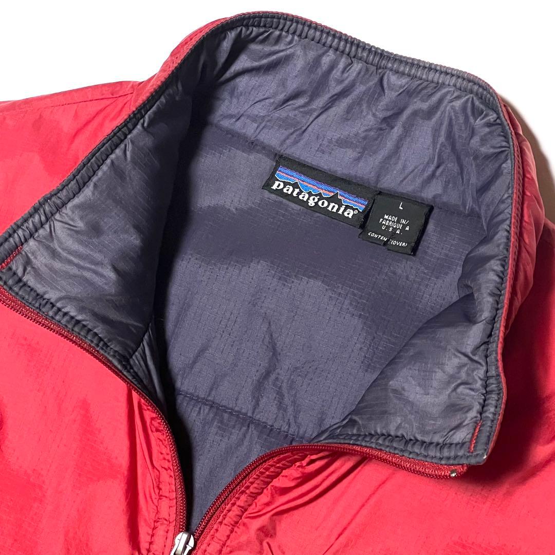 patagonia 90s USA製 パフボールベスト L レッド