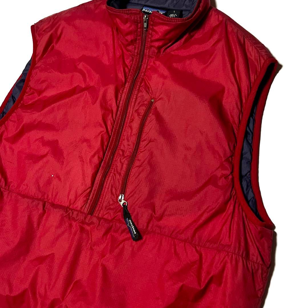 patagonia 90s USA製 パフボールベスト L レッド