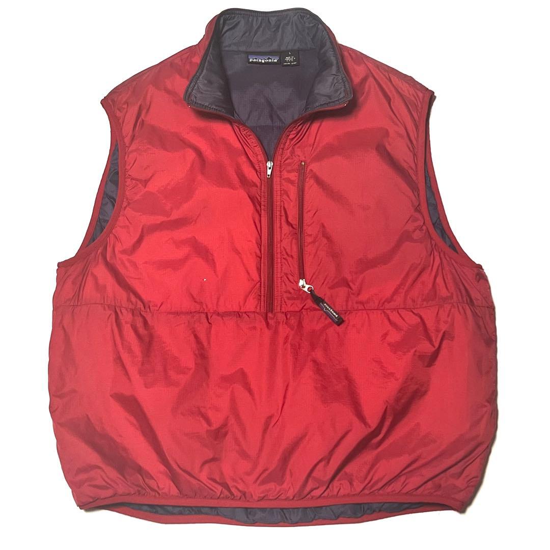 patagonia 90s USA製 パフボールベスト L レッド