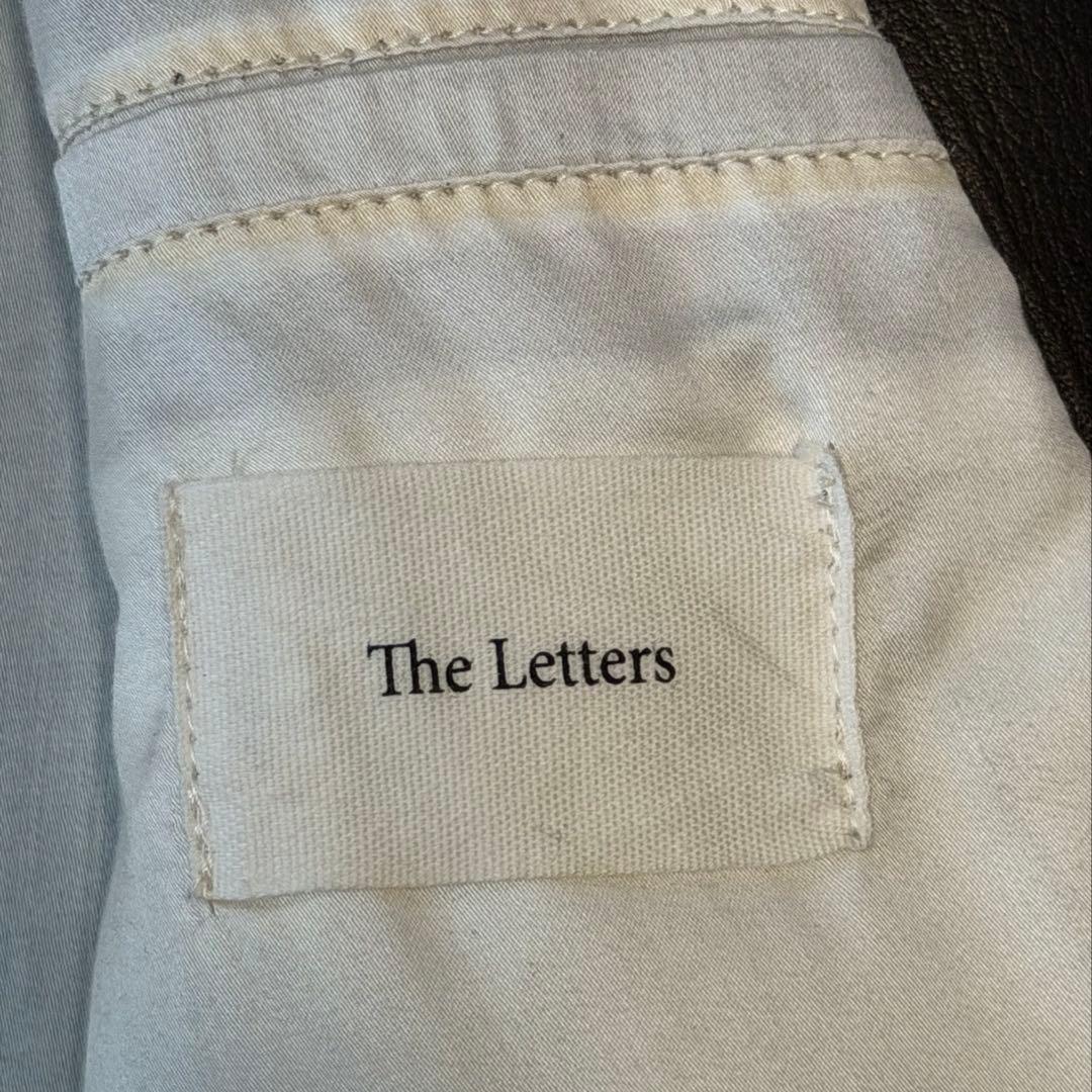 ‼️SALE‼️ The Letters ノーカラーレザージャケット