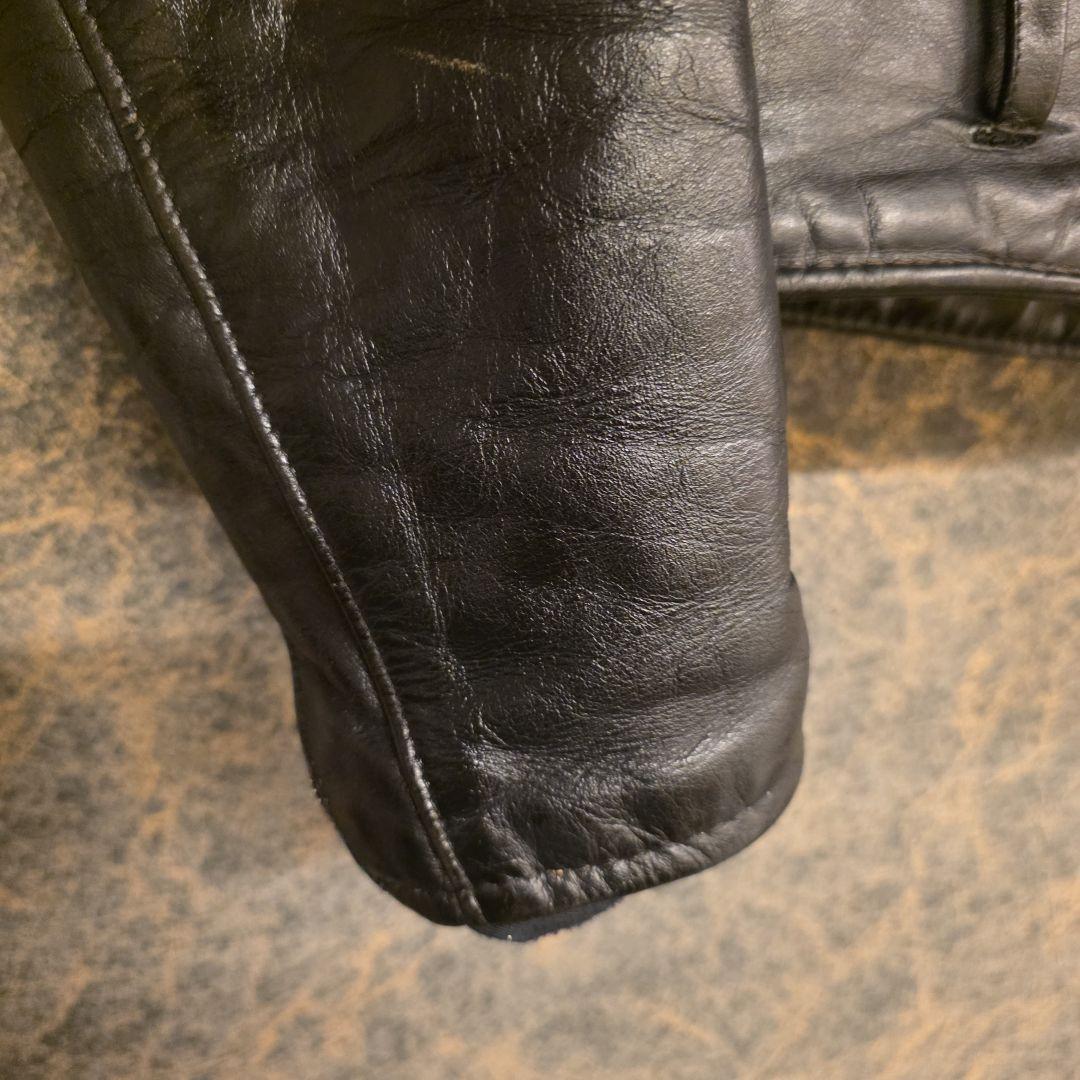 90s USA製　SCHOTT ショット618ダブルライダースジャケット　36