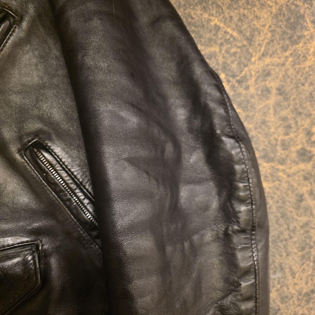 90s USA製　SCHOTT ショット618ダブルライダースジャケット　36