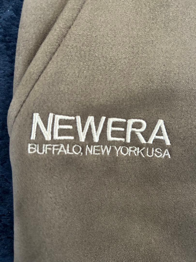 NEW ERA スウェットパンツ ポリスウェード ジャカードロゴ カーキ ゴルフ