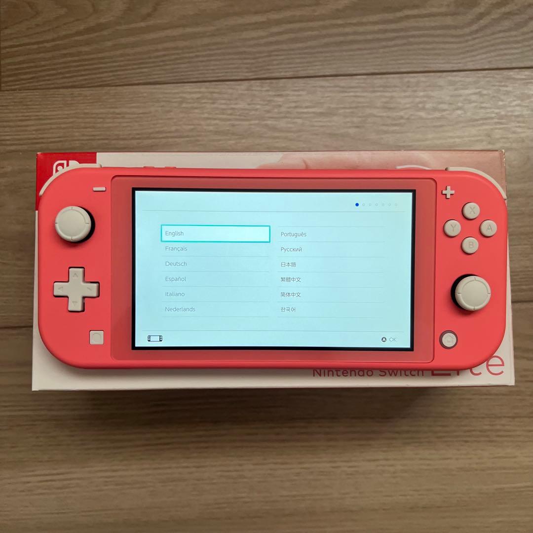 【美品】ニンテンドースイッチライト　ピンク