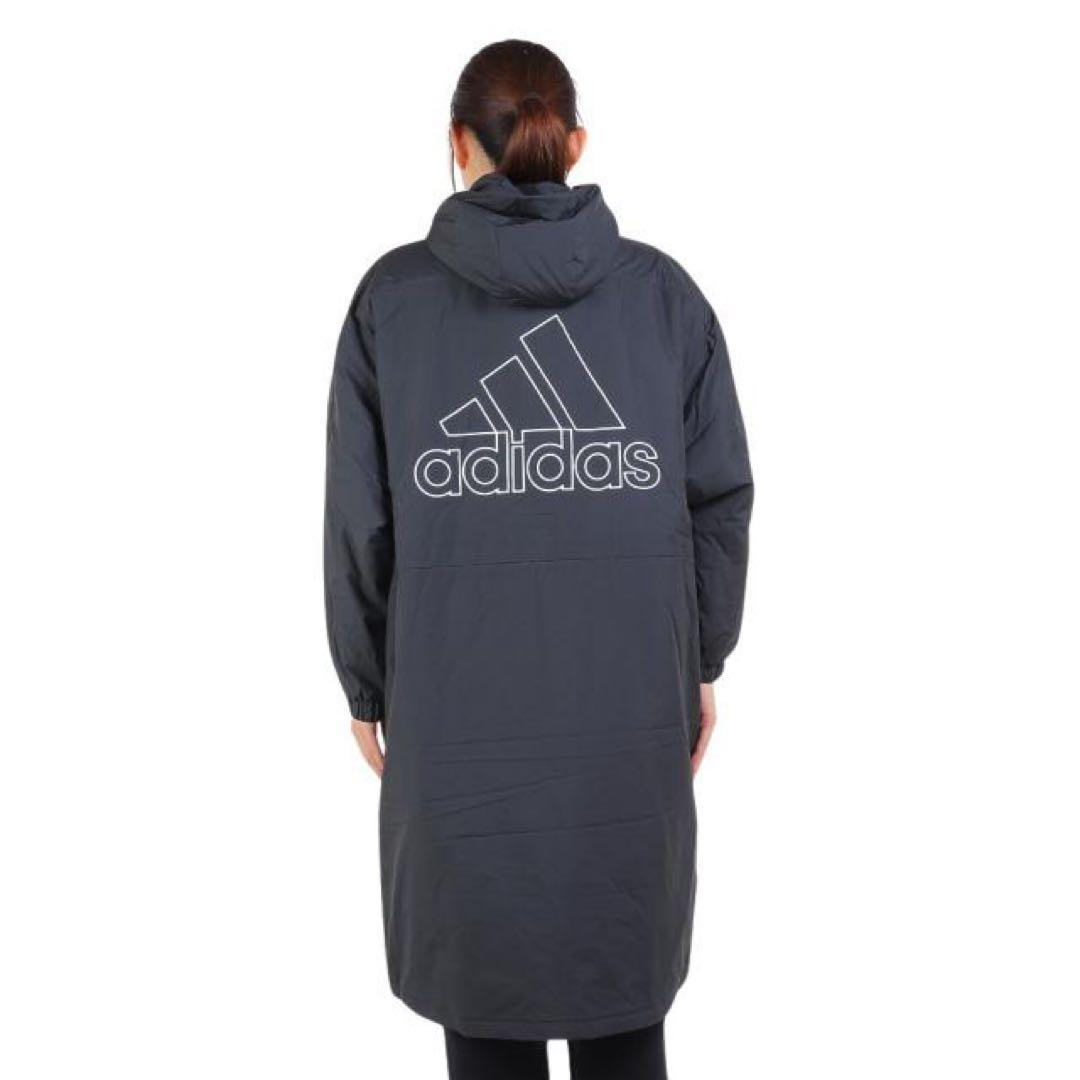 adidas ベンチコート Mサイズ ブラック