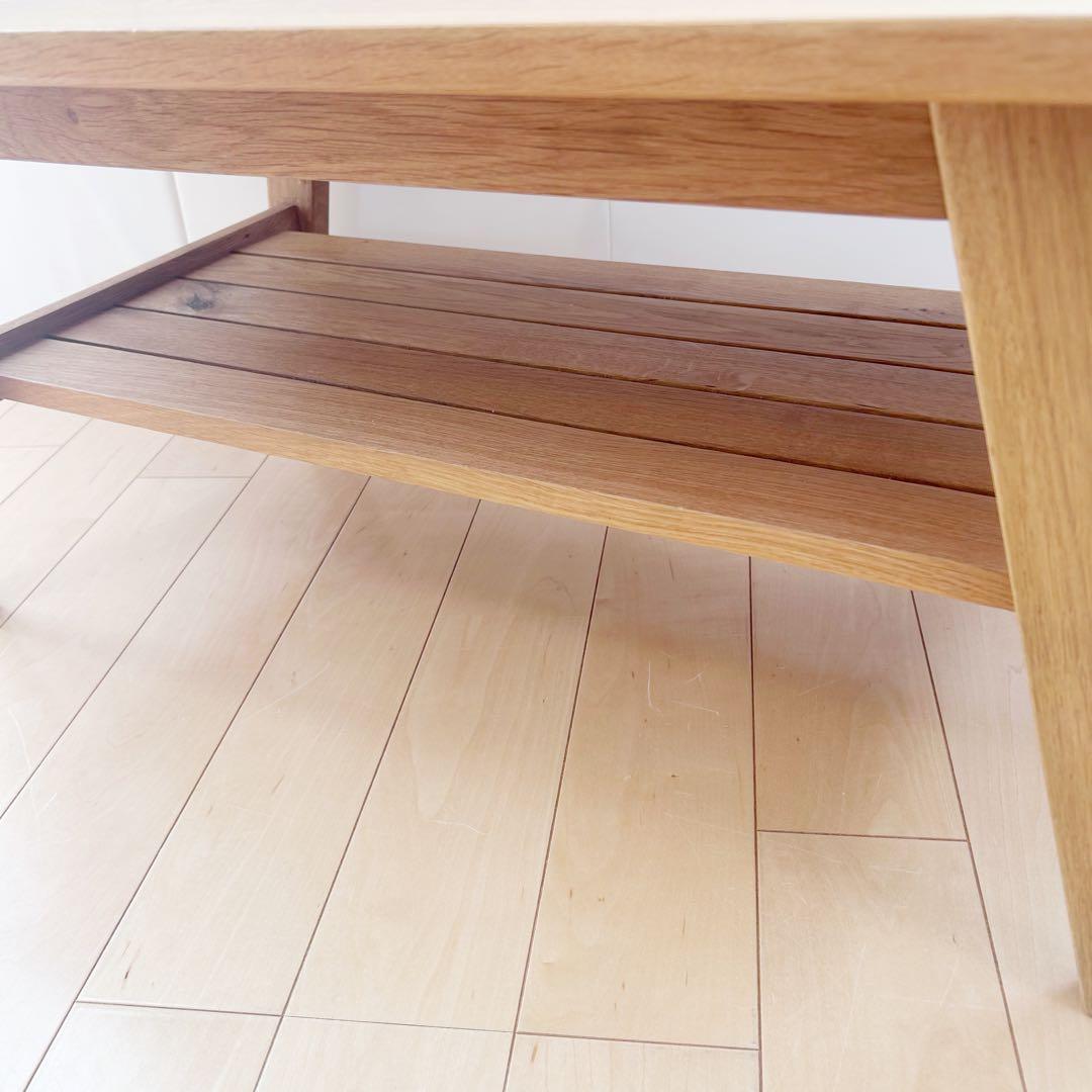 URBAN RESEARCH DOORS 木製センターテーブル　収納棚付きw90