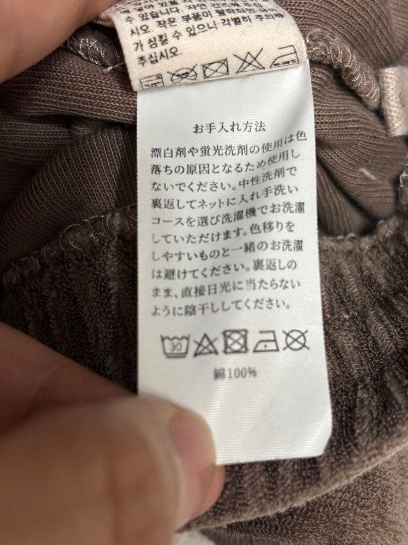 【美品】サイズ3（2Y-3Y）EARTH 半袖 セットアップ ブラウン