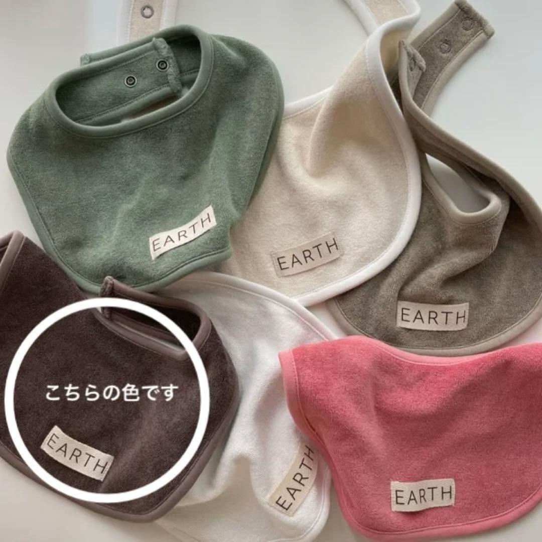 【美品】サイズ3（2Y-3Y）EARTH 半袖 セットアップ ブラウン