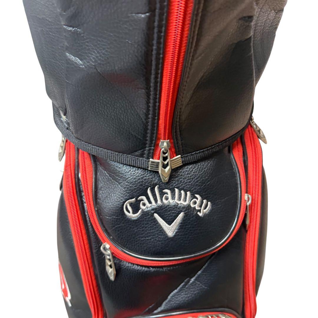Callaway キャディバッグ ブラック/レッド 送料無料