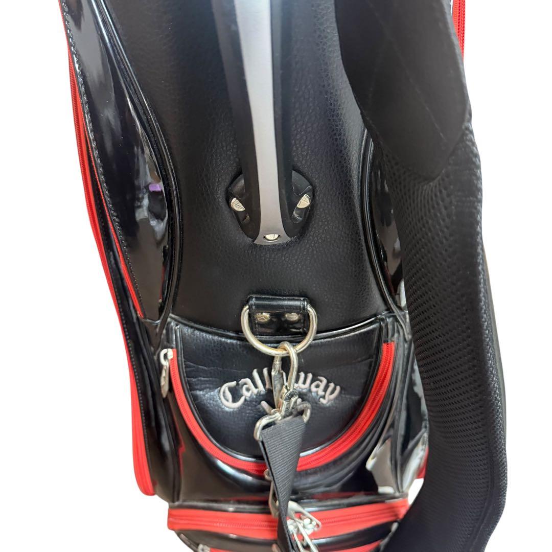 Callaway キャディバッグ ブラック/レッド 送料無料