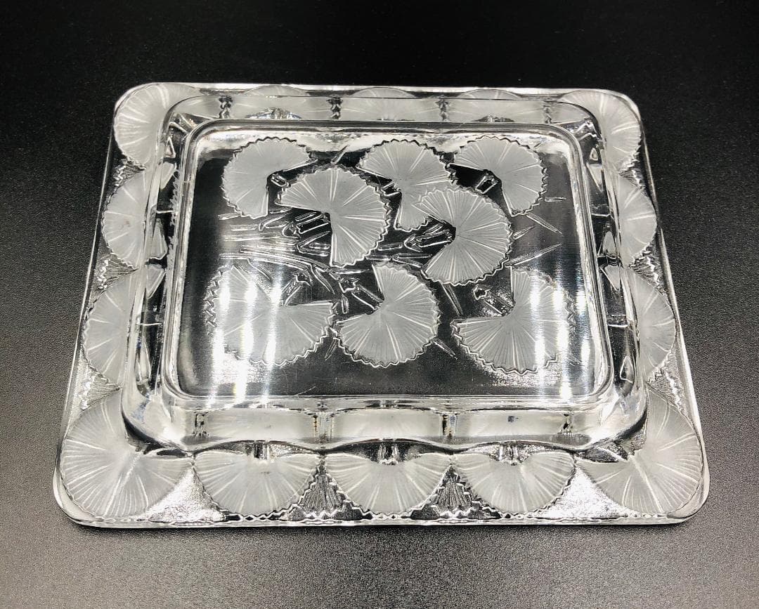LALIQUE Bluets ラリック トレイ 小物入れ 灰皿
