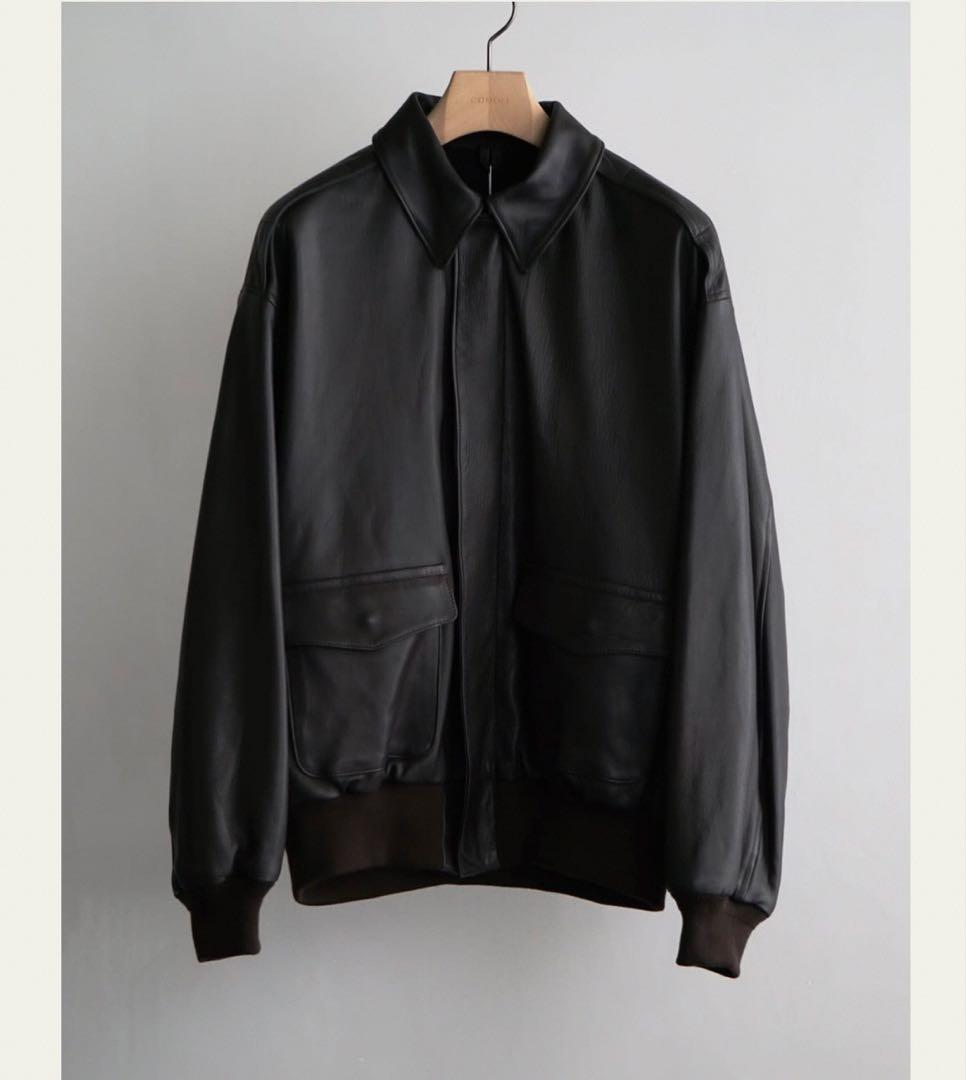 COMOLI 25AW シープスキン A-2ジャケット BROWN size2