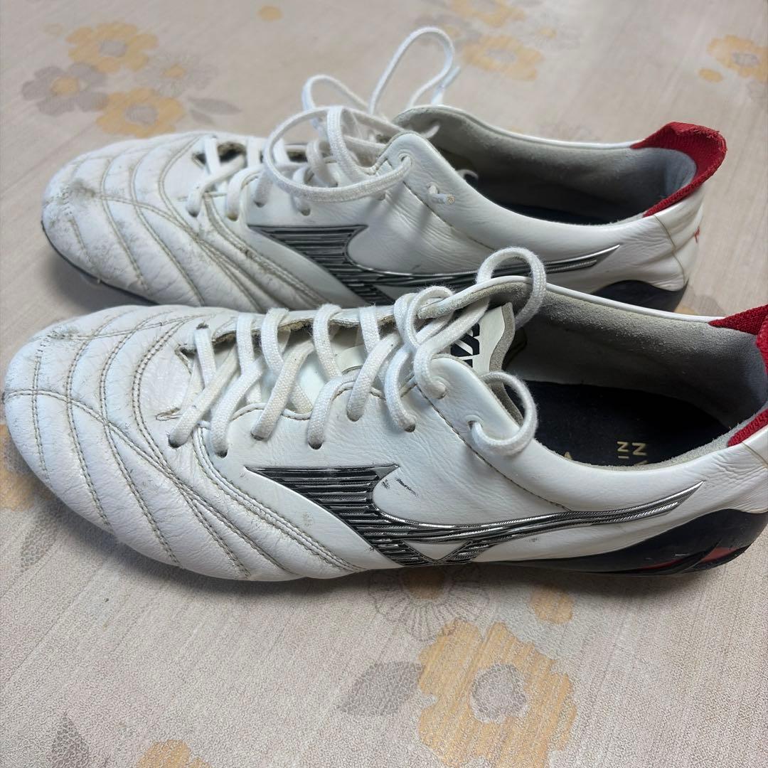 Mizuno Morelia NEO サッカーシューズ ホワイト/レッド