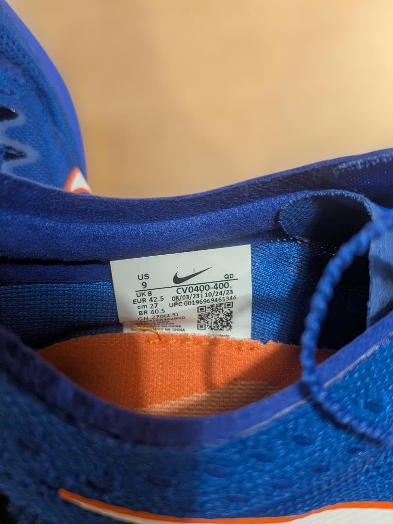 Nike スパイクシューズ US 9 青