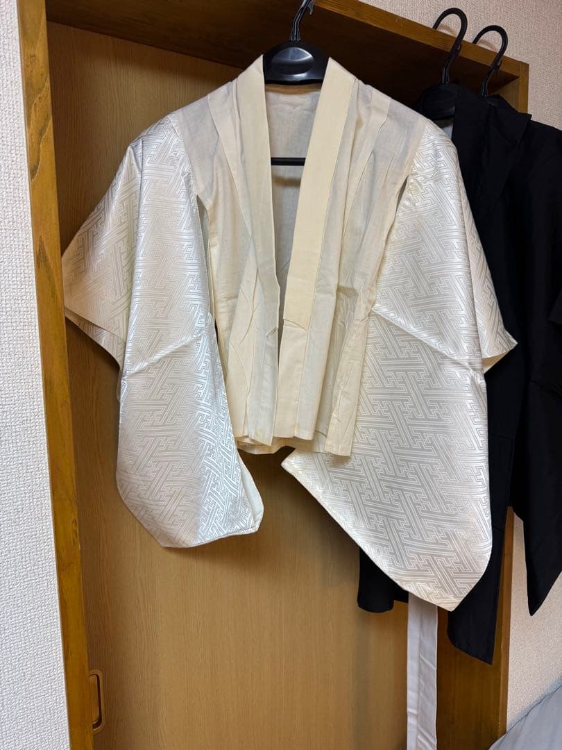七五三　五歳男子正絹紋付き羽織袴一式