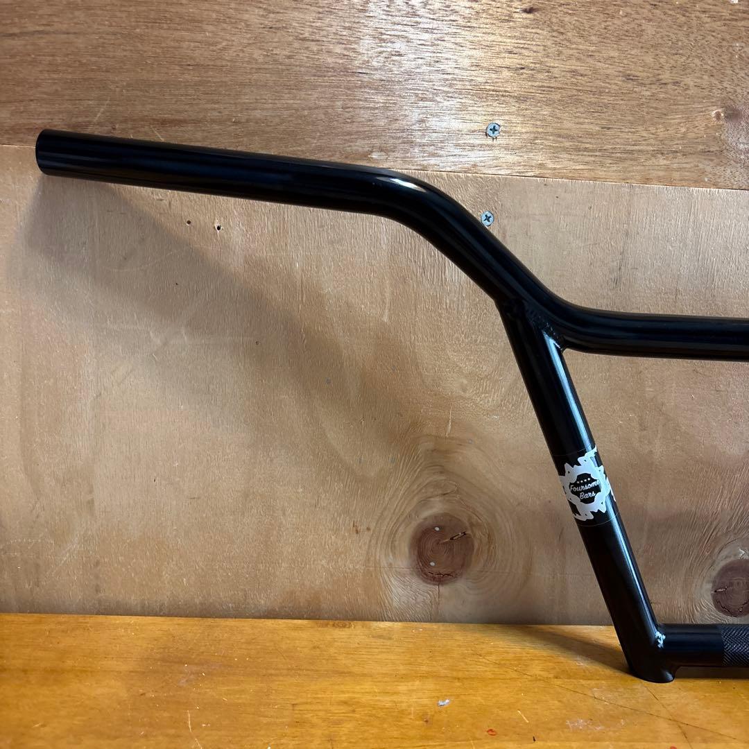animal Foursome Bar 9.5” BMX ブラック ハンドルバー