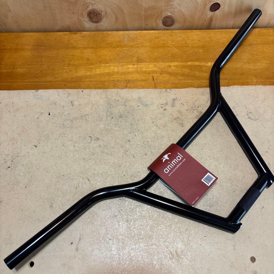 animal Foursome Bar 9.5” BMX ブラック ハンドルバー